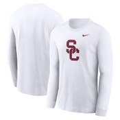 USC Trojans Men's Nike White SC Interlock Dri-FIT Legend Long Sleeve T-Shirt